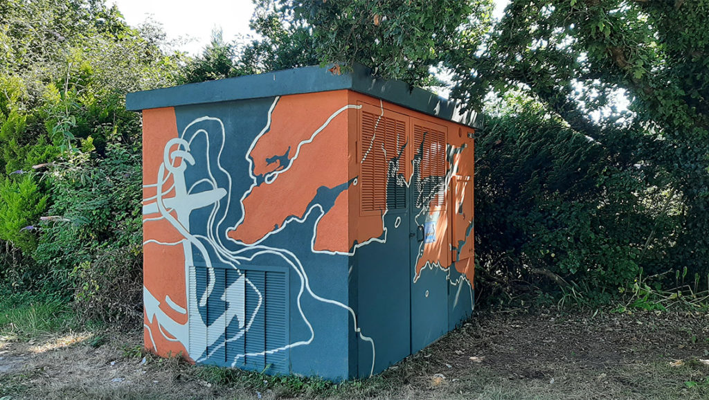 Fresque transformateur électrique - Logonna-Daoulas - Marion Le Bec