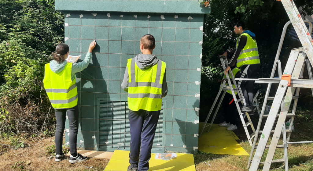 Fresque transformateur électrique - Logonna-Daoulas - Marion Le Bec