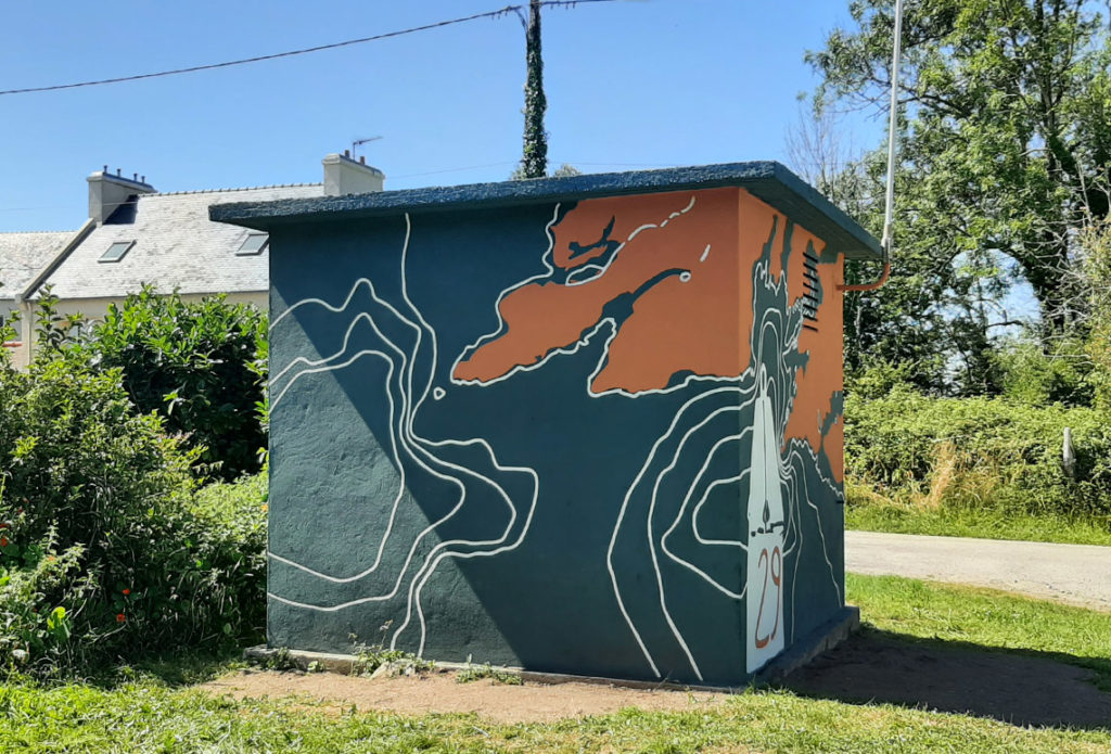 Fresque transformateur électrique - Logonna-Daoulas - Marion Le Bec