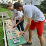 Maquettage des 7 premières stations du chemin de croix de l'église St Luc, Marion Le Bec